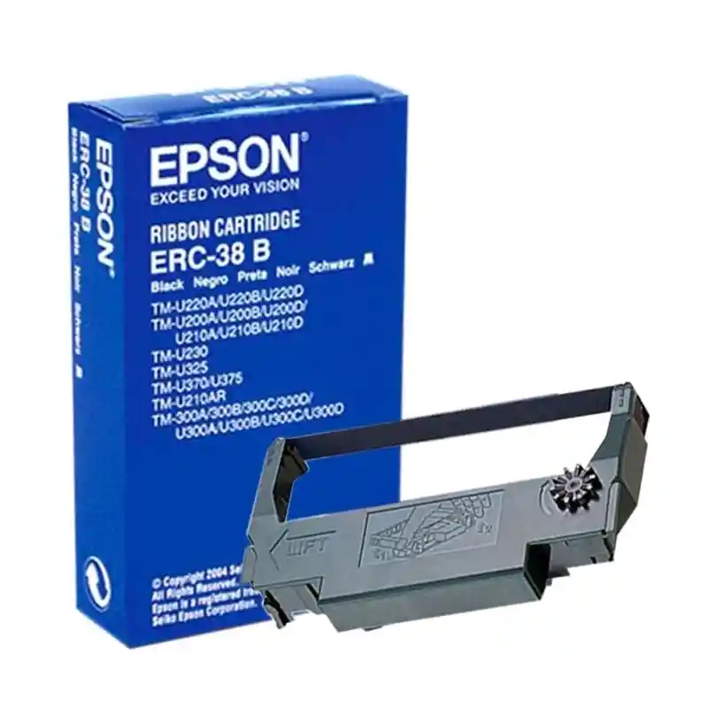 Cinta Epson Erc-38b Negra Impresora De Matrix De Punto