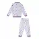 Pijama Térmica 3 Piezas Estampado Niña Lila Medio Talla 01