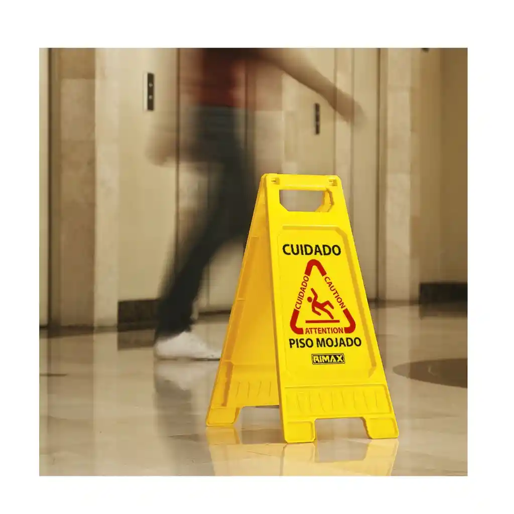 Señal De Prevencion Precaucion Y Cuidado Amarilla