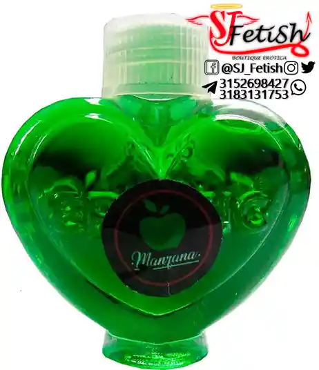 Aceite Erotic Corazon 24ml Manzana Verde