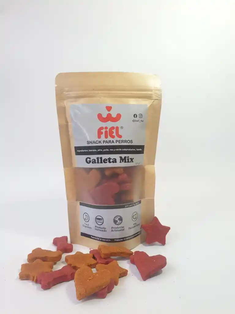 Snack Galleta Mix Para Perro X 150 Gr