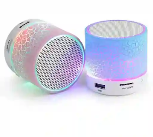 Mini Parlante Portatil Bluetooth Led Rbg Radio Fm