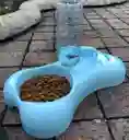 Comedero Para Mascotas Con Dispensador De Agua Automático 30cm