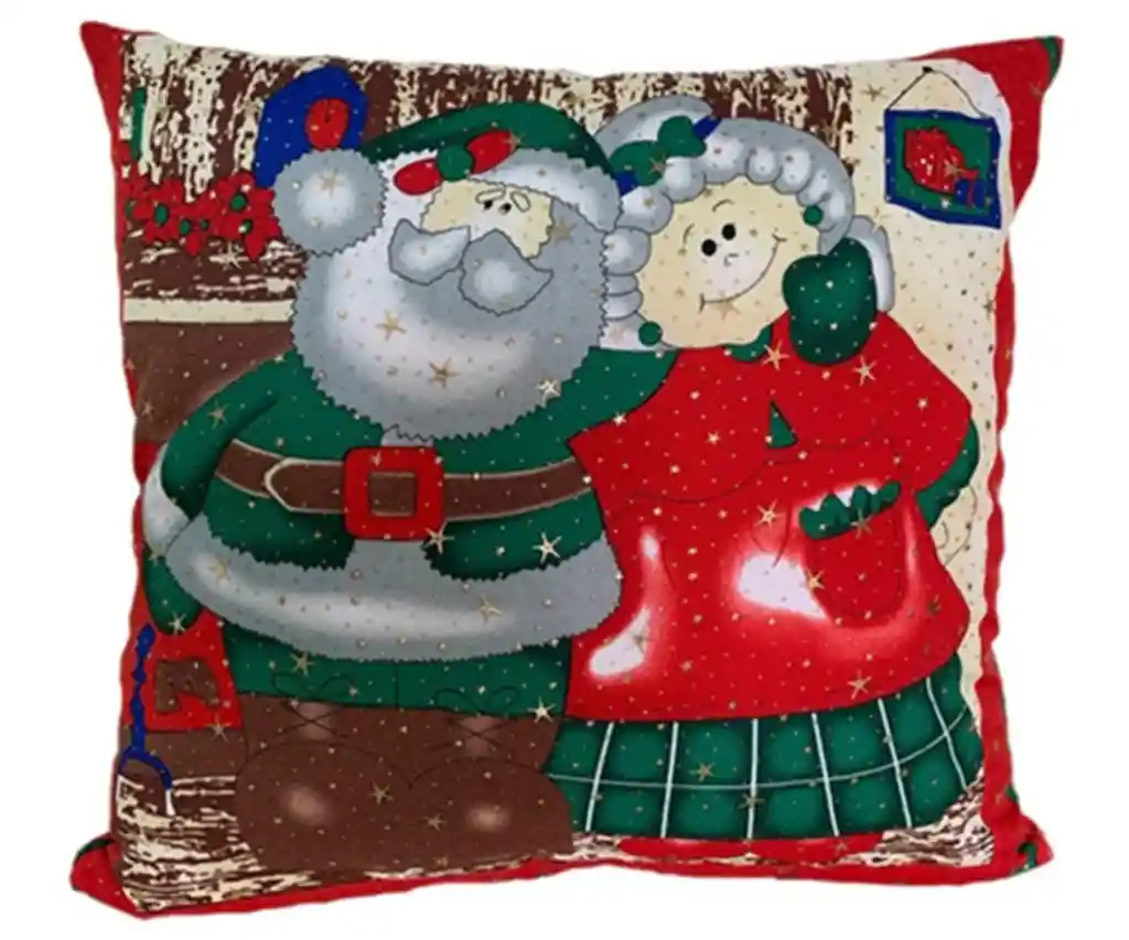 Navidad Forro Cojin Decorativo X 4 Unidades