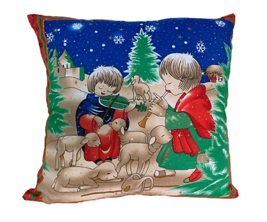 Navidad Forro Cojin Decorativo X 4 Unidades