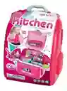 Set De Cocina Maleta Chef Portatil Niña Juguete 40cm