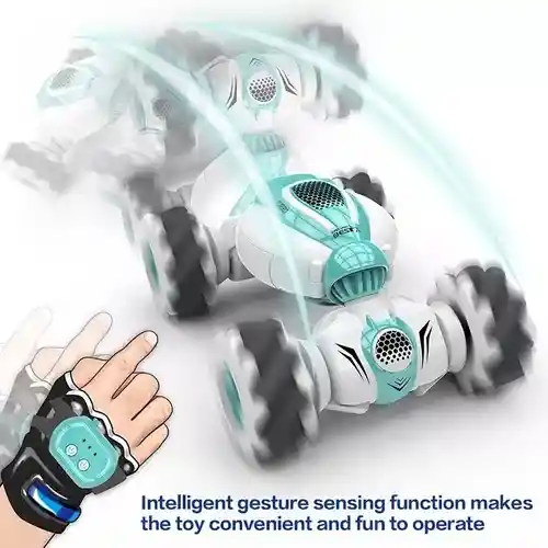 Carro Control Remoto Recargable Sensor Move Dual Twisted 4x4