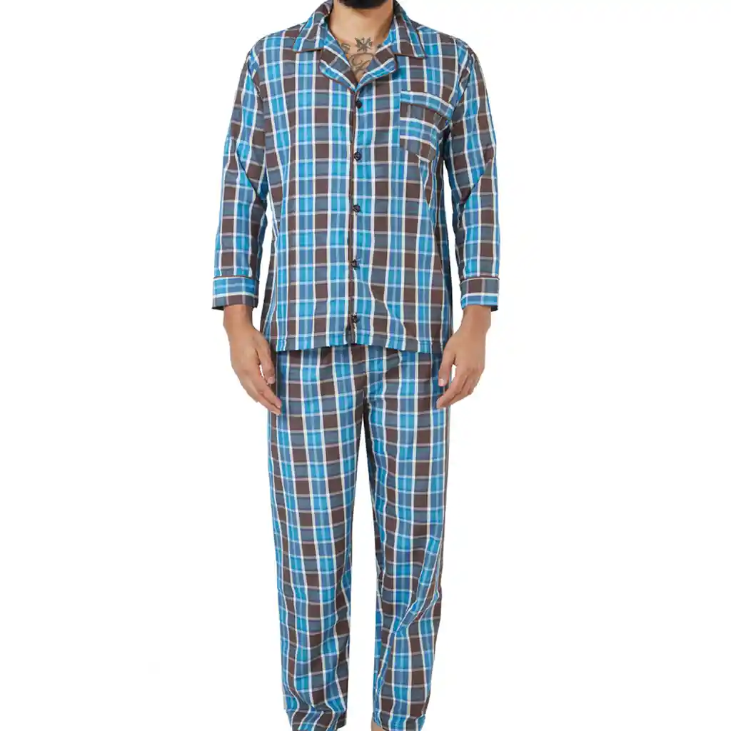 Pijama Hombre Carlos Cafe Talla S