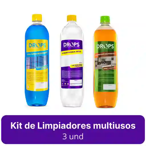 Kit De Limpiadores Drops X3