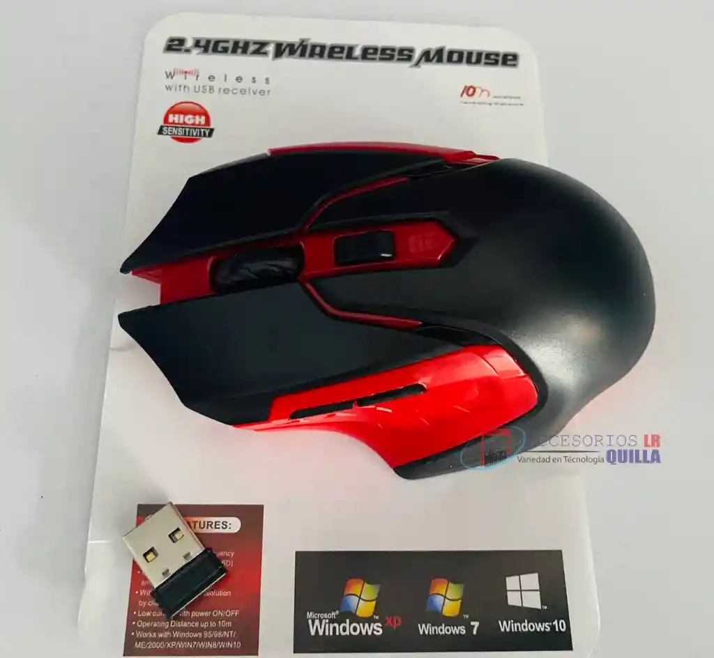 Mouse Inalambrico | 7 Botones Tipo Gamer