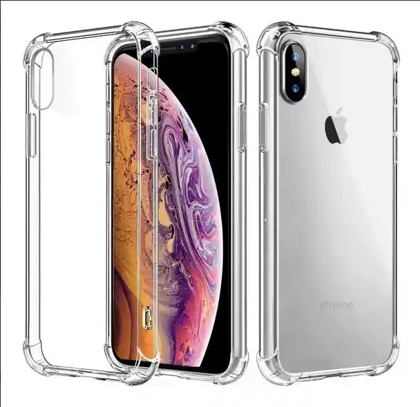 Iphone Xs Max Case Esquinas Reforzadas Rígido Transparente