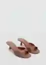 Sandalias Lidia Cuero Talla 37 Mujer Mango
