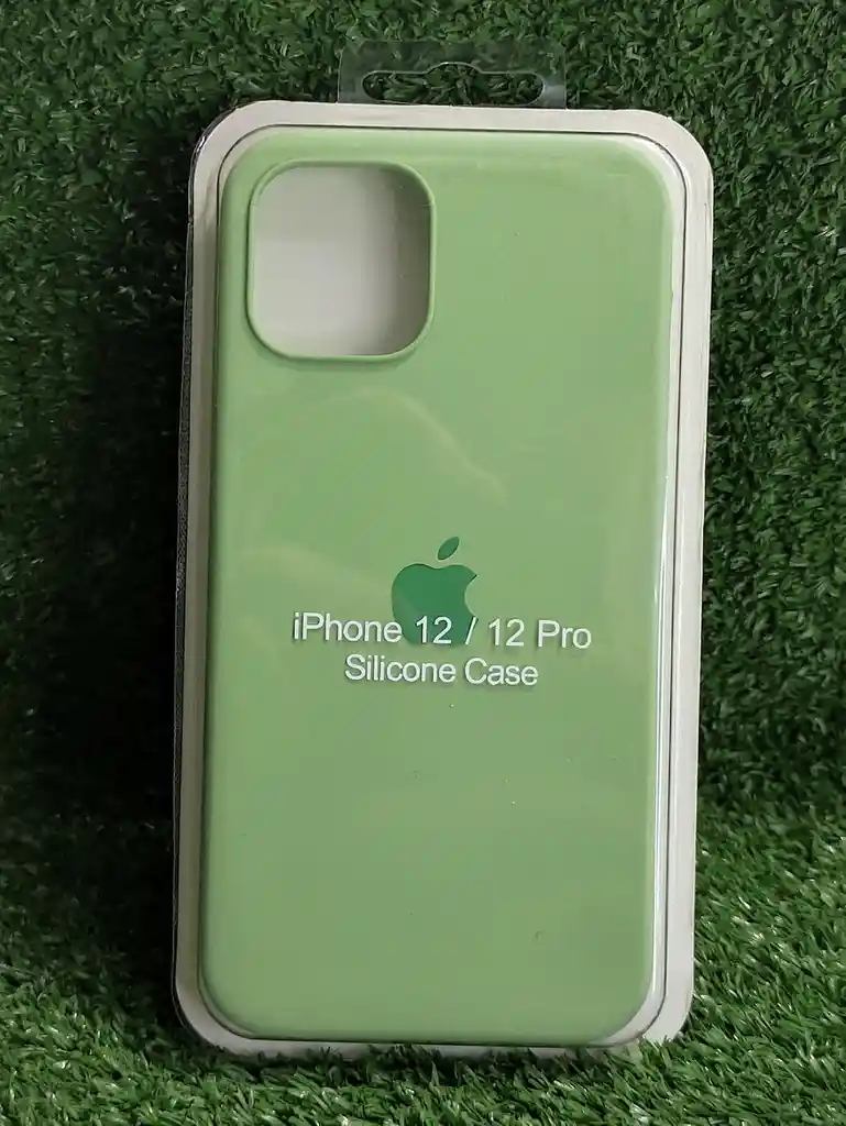 Iphone 12 Pro Forro Protector| Silicone Case | Verde Oliva | Iphone | Carcasa | Funda | Anti Humedad