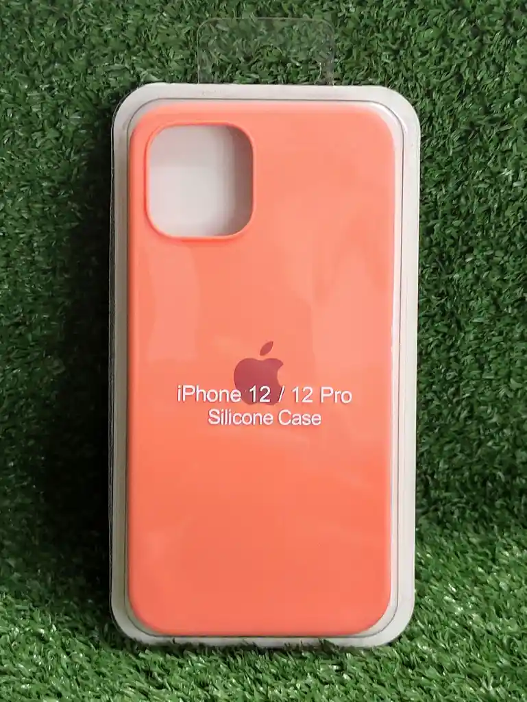 Iphone 12 Pro Forro Protector| Silicone Case | Naranja | Iphone | Carcasa | Funda | Anti Humedad