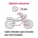 Candado Para Disco De Motocicleta, Perno De 10 Mm, Hermex