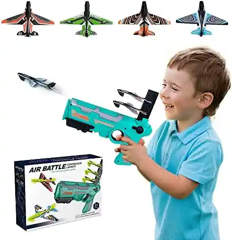 Juguete Niño Pistola Lanzador De Aviones