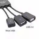 Adaptador De Cable Otg Tipo C Micro Usb Hub Adaptador Usb