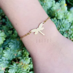 Pulsera Libélula Dorada