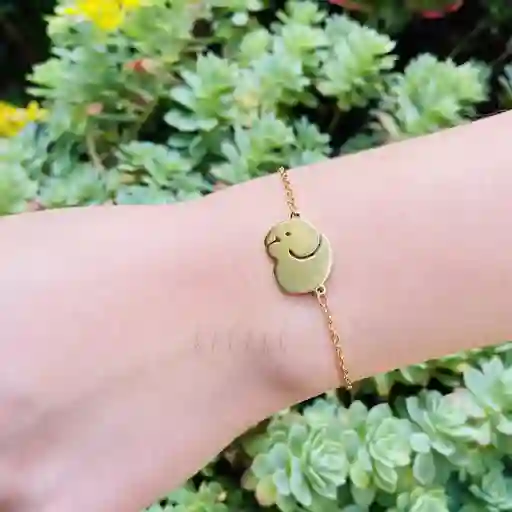 Pulsera Elefante Dorada