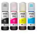 Tinta Epson 544 (x4) 100% Original L3110 1110 3150 5190