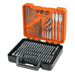 Juego De 100 Brocas Y Puntas En Estuche Plástico, Truper