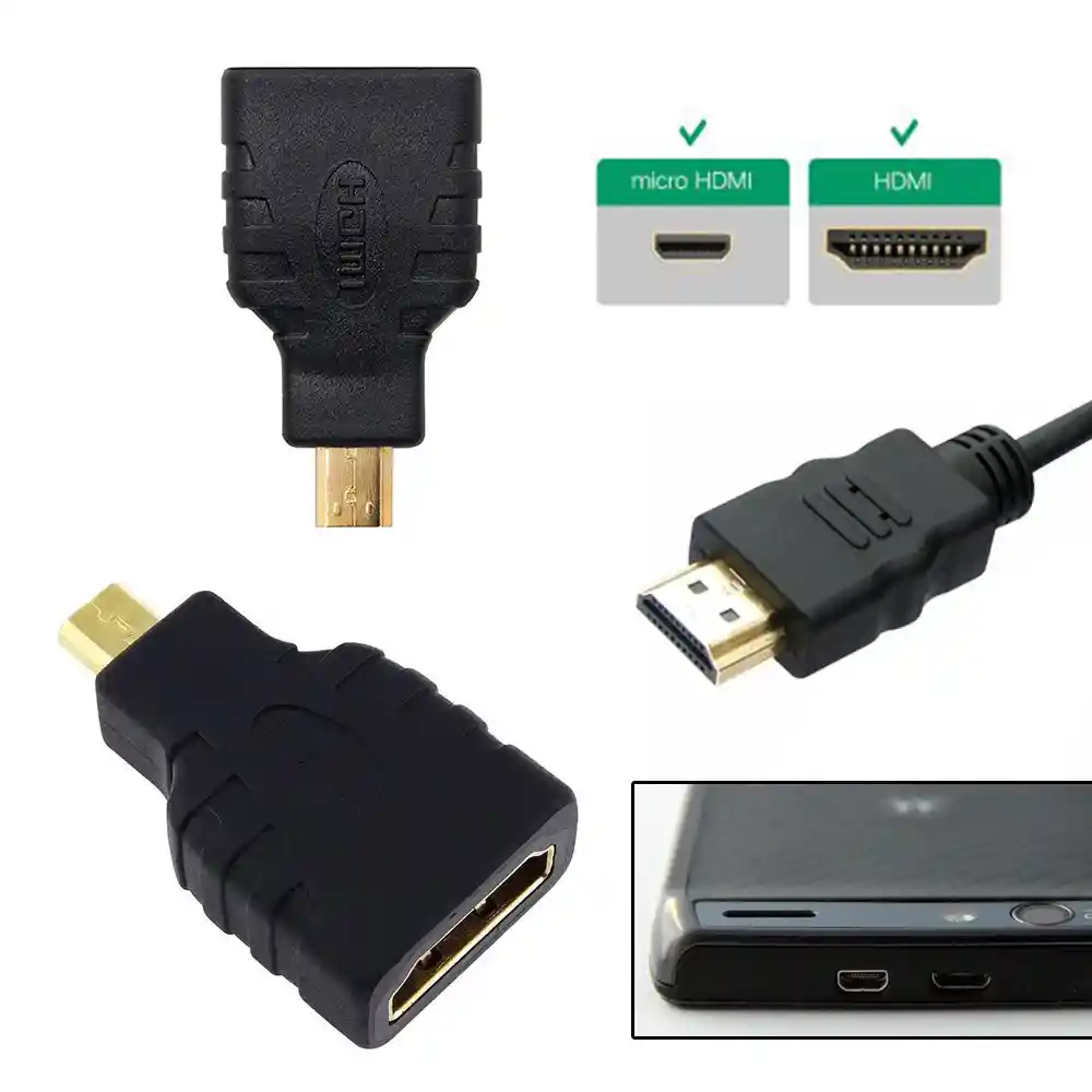 Convertidor De Hdmi A Micro Hdmi (h/m)