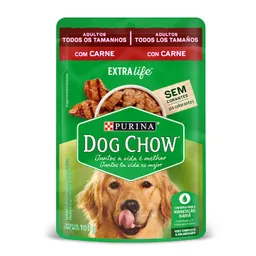 Dog Chow Pouchadulto Cena De Carne X 100Gr