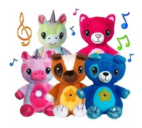 Peluche Star Belly Musical Lampara Proyectora Niños