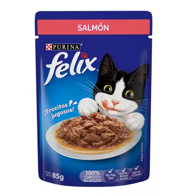 Felix Pouchclassic Con Salmon X 85Gr