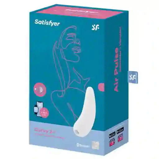 Satisfyer Curvy 2+ Interactivo App Succionador De Clitoris Vibrador