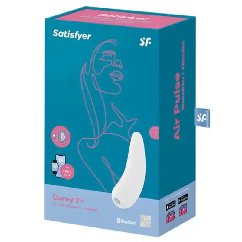 Satisfyer Curvy 2+ Interactivo App Succionador De Clitoris Vibrador