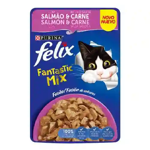 Felix Pouchfantastic Mix Salmon X 85Gr