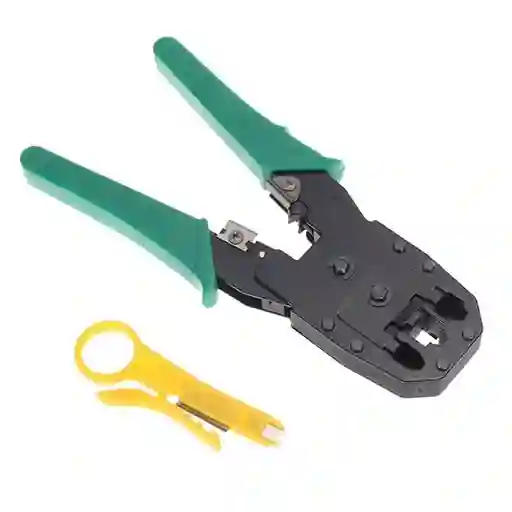 Ponchadora De Cable De Red Utp Rj45 + Pelador De Cable