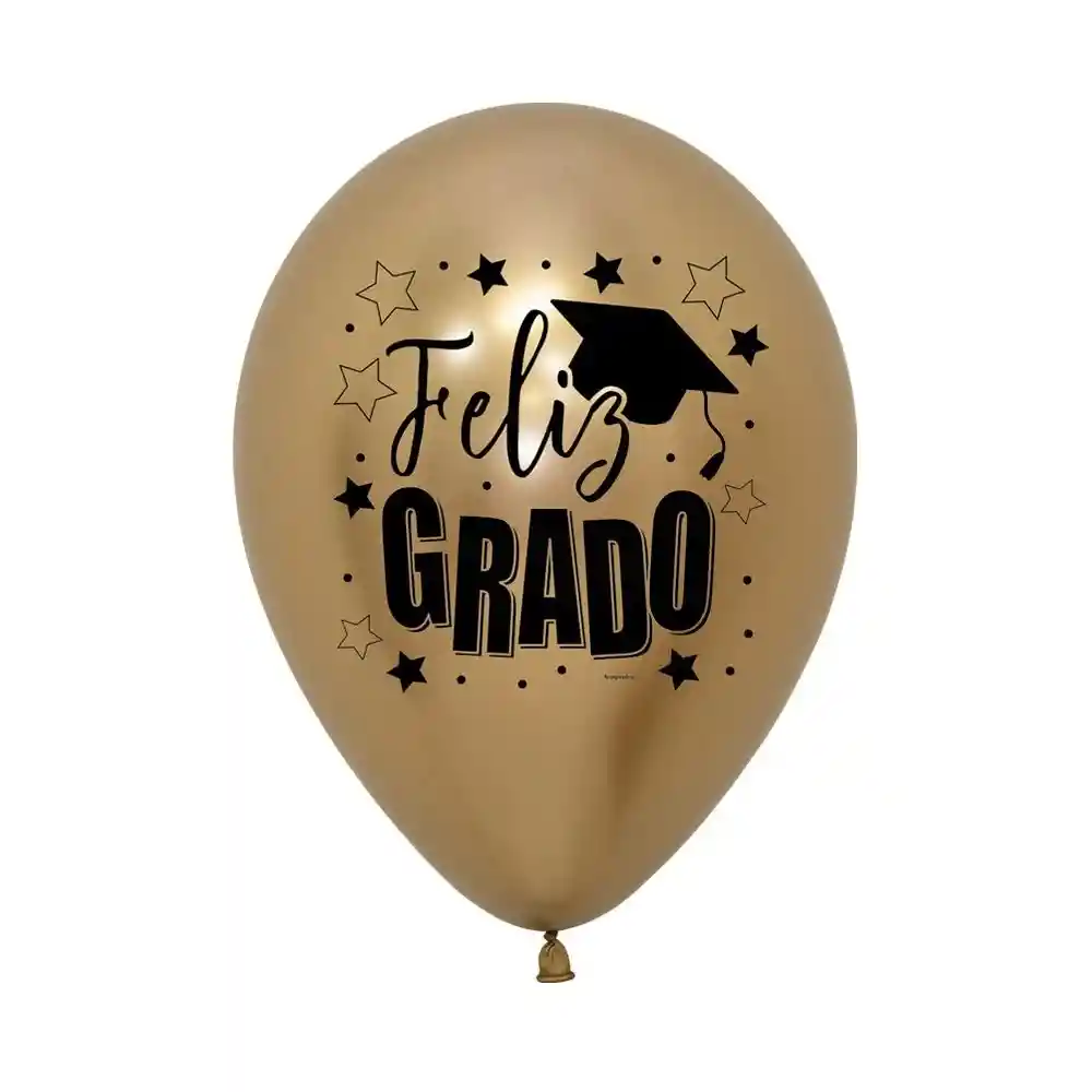 Globos De Grado Dorados X 5 Und