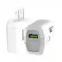 Adaptador 3.0 Cargador Rápido Con Cable Usb Tipo Micro Con Cable