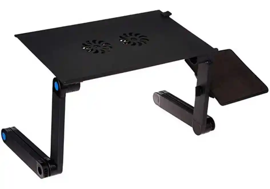 Mesa Portátil Para Computador Base Plegable Dos Ventiladores