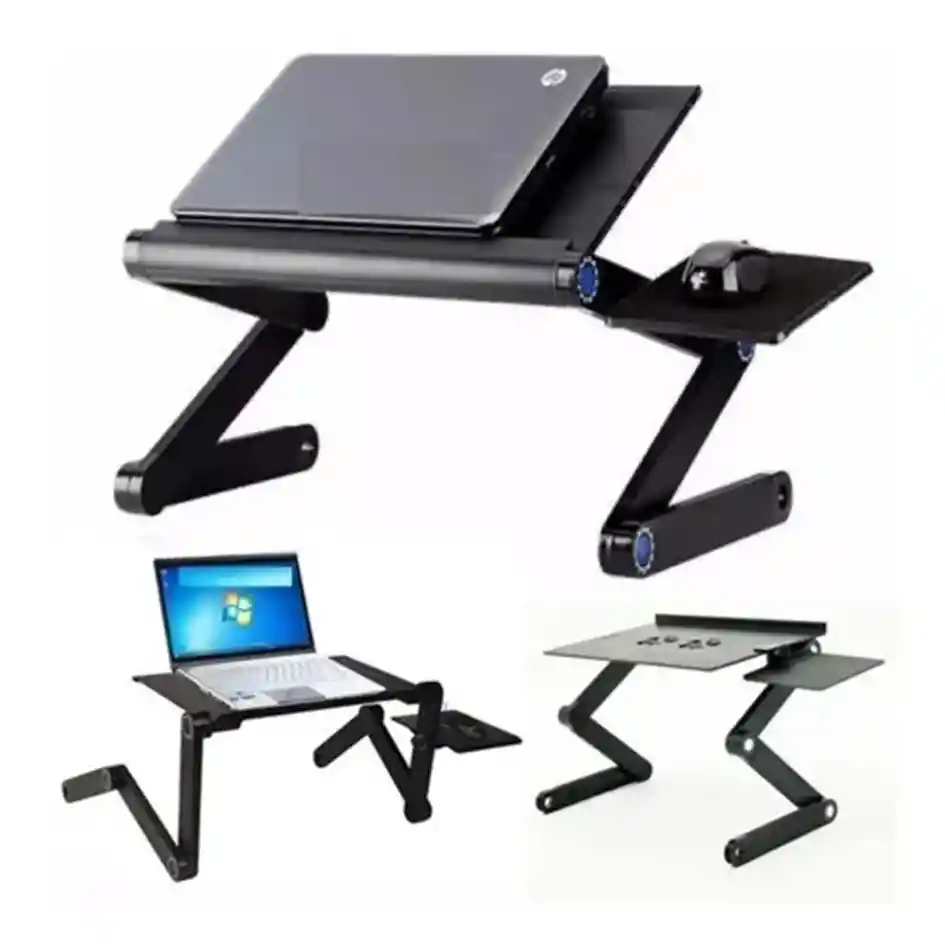 Mesa Portátil Para Computador Base Plegable Dos Ventiladores