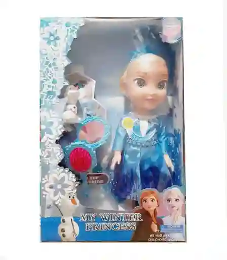 Juguete Muñeca Princess Winter Inspirada En Elsa De Frozen Ref 22-02