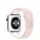 Manilla Nike Apple Watch | Smartwatch 42mm/44mm/45mm/49mm *rosa Con Blanco*