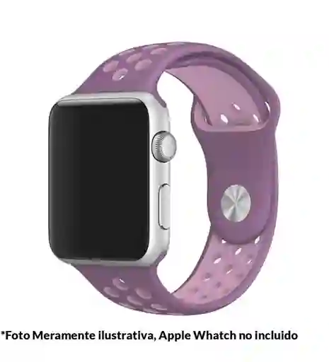 Manilla Nike Apple Watch | Smartwatch 42mm/44mm/45mm/49mm *morado Con Rosa*
