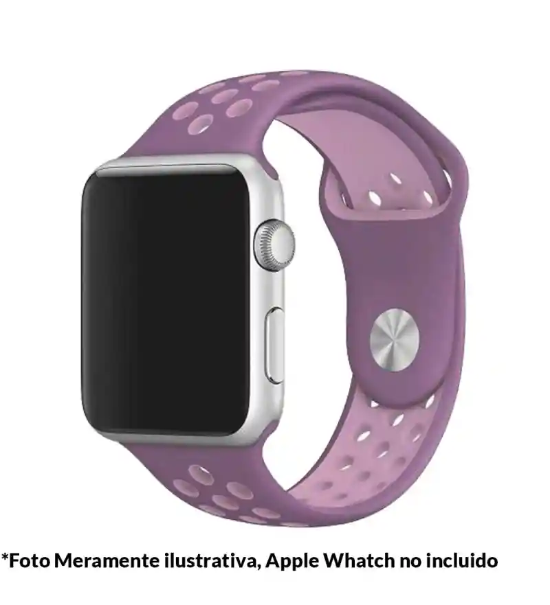 Manilla Nike Apple Watch | Smartwatch 42mm/44mm/45mm/49mm *morado Con Rosa*