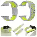 Manilla Nike Apple Watch | Smartwatch 42mm/44mm/45mm/49mm *gris Con Verde*