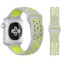 Manilla Nike Apple Watch | Smartwatch 42mm/44mm/45mm/49mm *gris Con Verde*