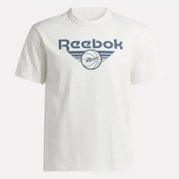 Reebok Camiseta Basketball Graphic Hombre Blanco S 100070719