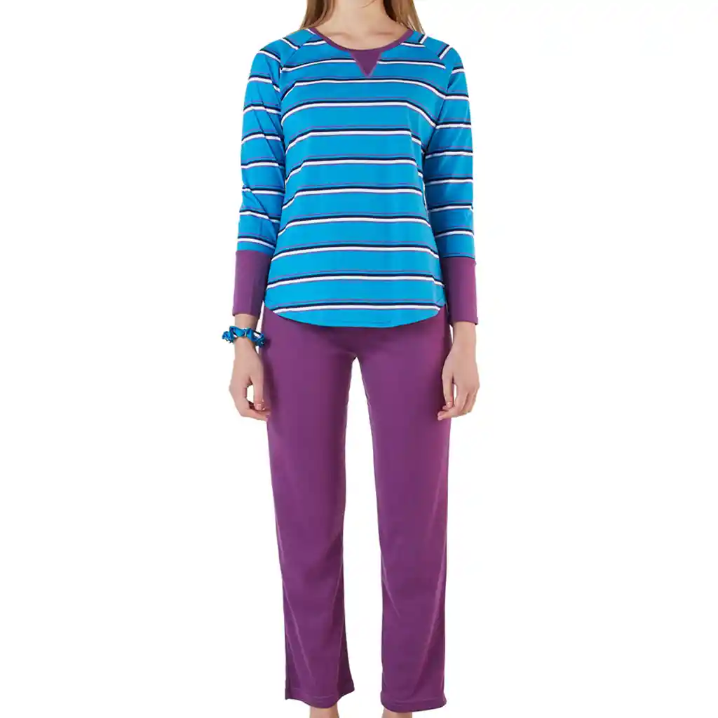 Pijama Mujer Scarlett Morado Talla S