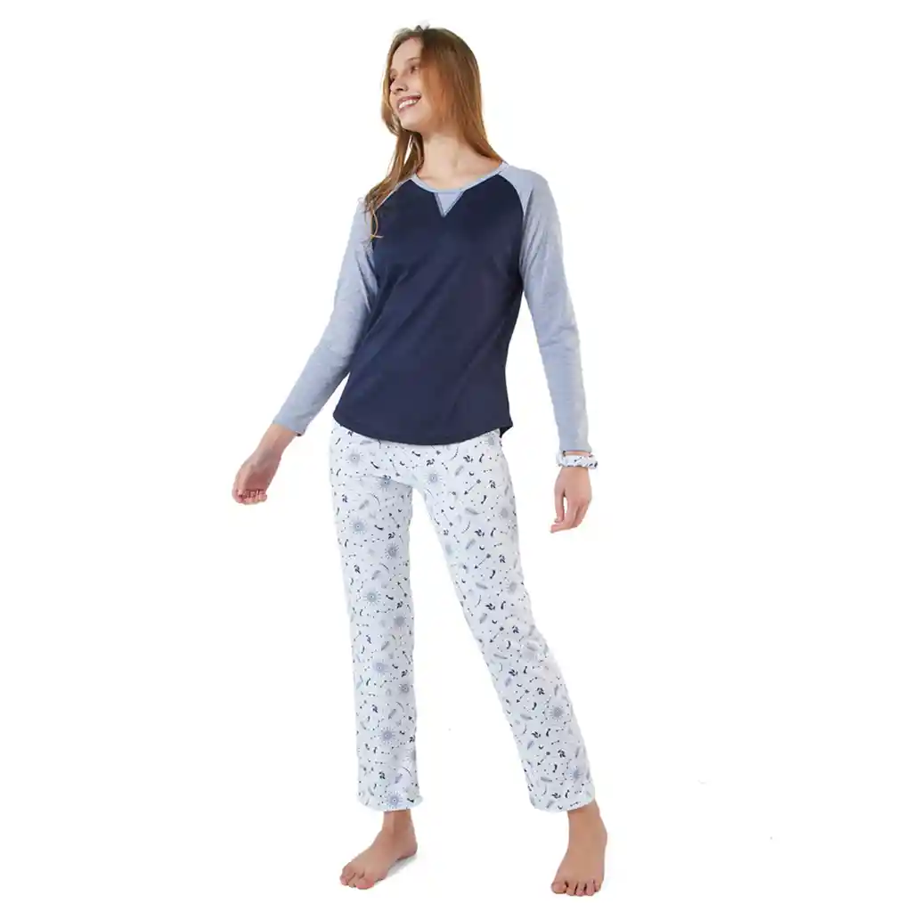 Pijama Mujer Scarlett Azul Oscuro Talla S