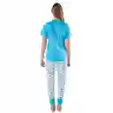 Pijama Mujer Hanna Turquesa Talla S