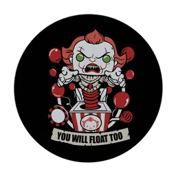 Pennywise It You Will Float Too Botón Pinback