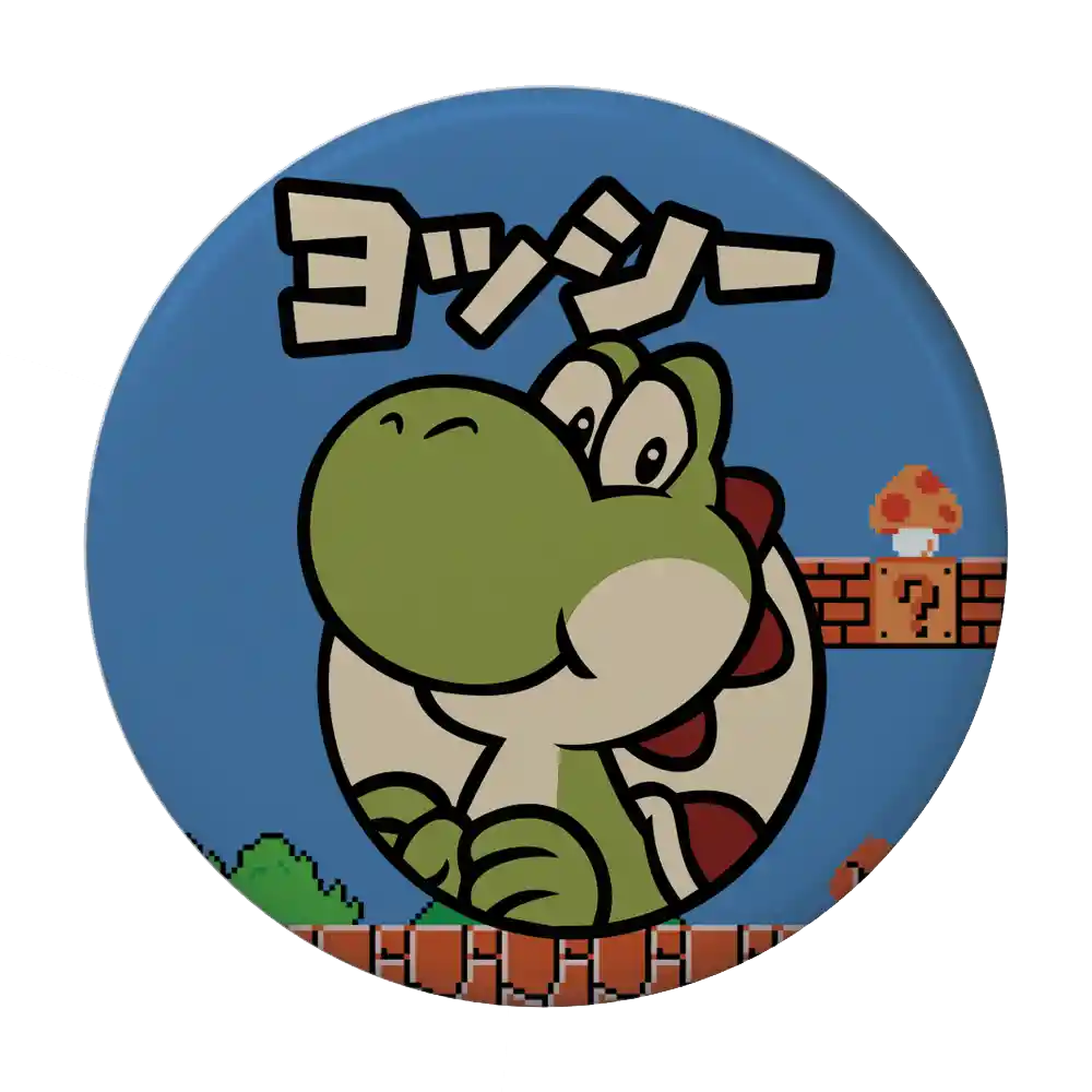 Yoshi Super Mario Botón Pinback