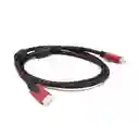Cable Hdmi 1.5 Metros Doble Filtro Mallado Punta Dorada